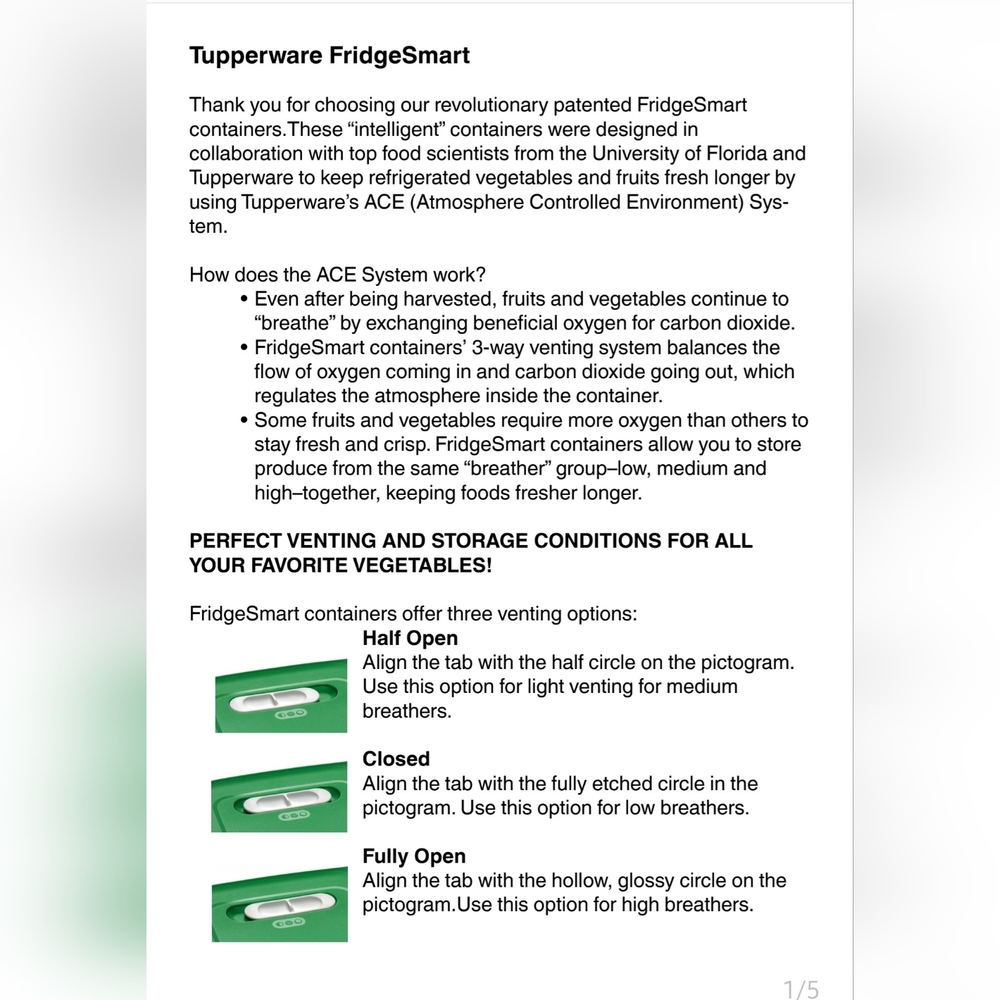 Tupperware FridgeSmart - Medium Deep - Picture 2 of 6